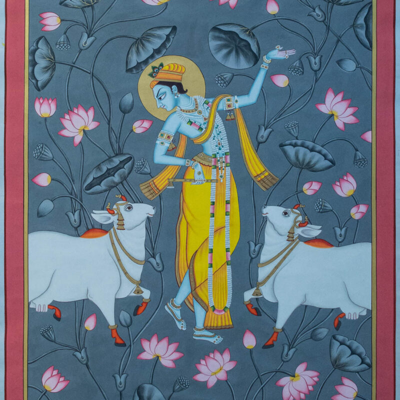 Krishna Gopasthami | Kamal Talai | Pichwai Painting