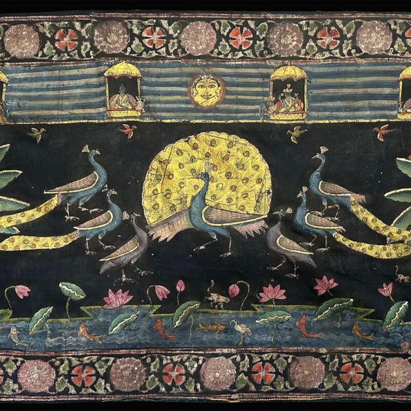 Peacock Panel | Pichwai Painting