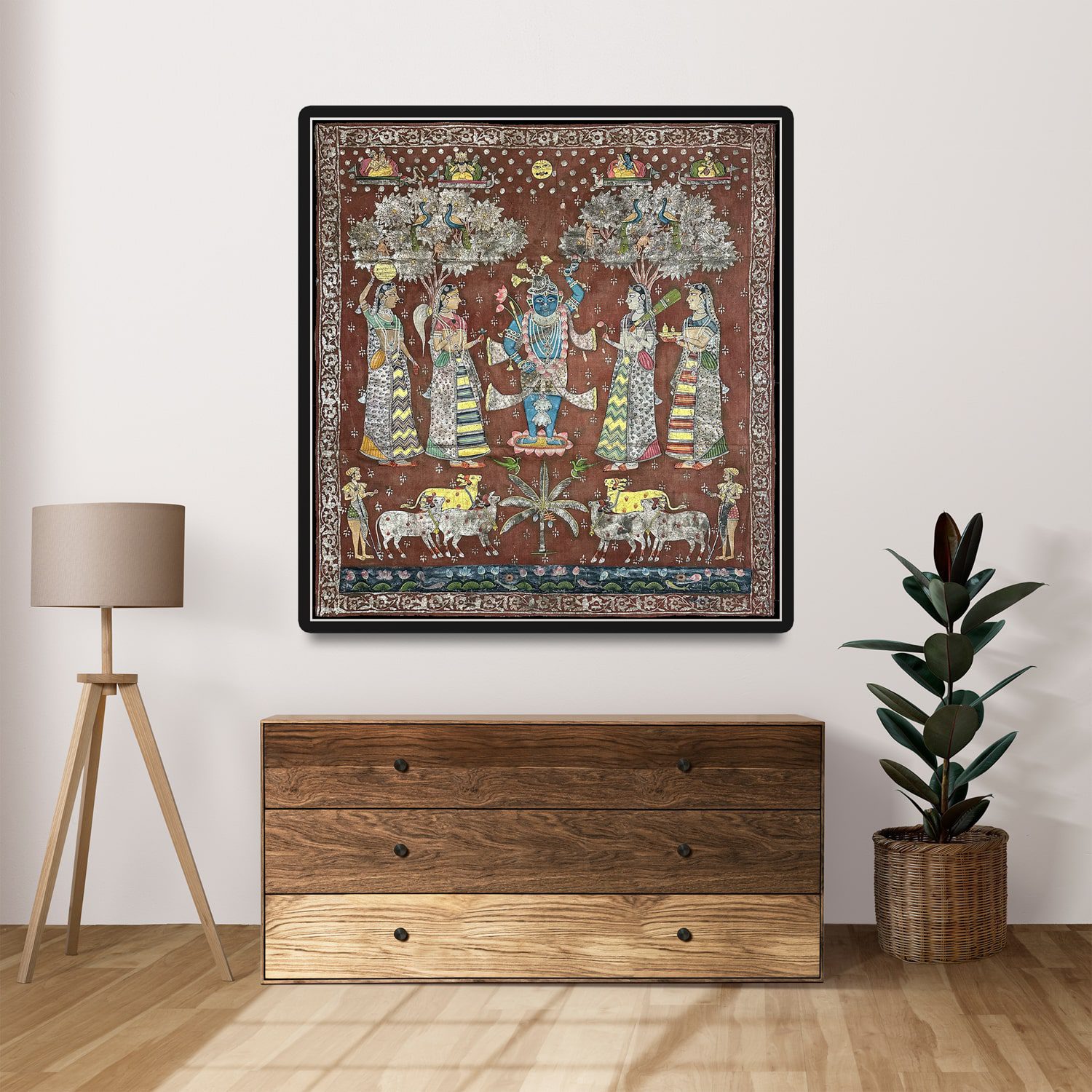 shreenth-ji-with-gopies_bg_pichwai-paiting_pichwai-paiting